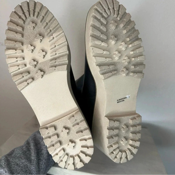 DV By Dolce Vita Womens Rancher Chelsea Black Ankle Wedge Boots Size 10 - Picture 6 of 8